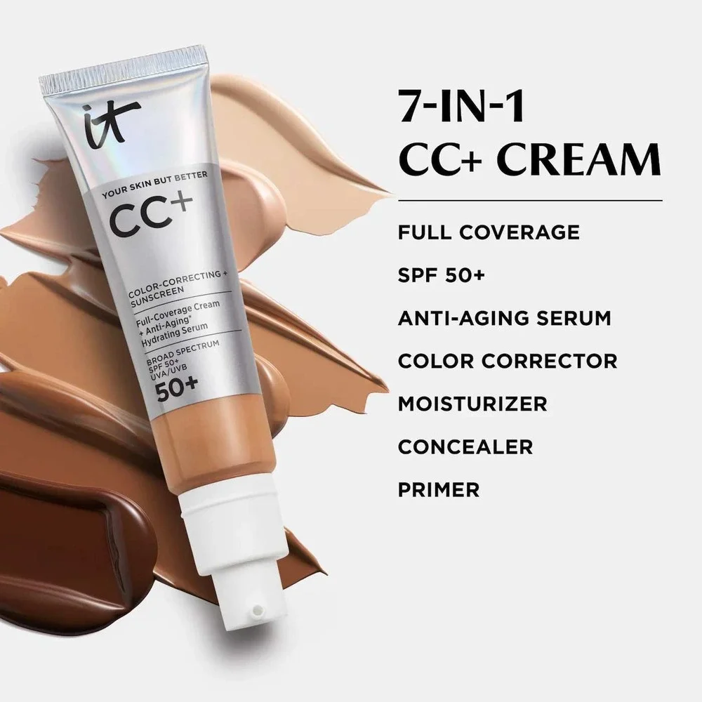 IT Cosmetics CC+ Fair Light Full Coverage Color Correcting Foundation SPF 50+